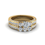 Heart of Gold Couple Ring