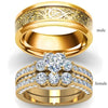 Heart of Gold Couple Ring