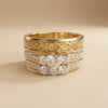 Heart of Gold Couple Ring